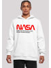 F4NT4STIC Hoodie NASA Aeronautics And Space in weiß