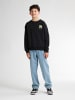 Petrol Industries Rückenprint Sweatshirt Pocono in Schwarz