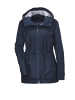 GOLDNER Funktionaler Regenmantel mit Jerseyfutter in marine