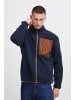 BLEND Fleecejacke BHSweatshirt 20716573 Fleece Jacke mit abgesetzter Tasche in Blau