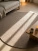 KADIMA DESIGN Flachgewebe-Teppich Berber-Tradition Uni Meliert Pflegeleicht in Beige