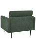Beliani Sessel BREDA in Grün/Schwarz - (W) 100 x (H) 85 x (L) 85 cm