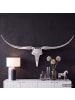 FineBuy Geweih in Silber / Aluminium / 125x10x60