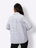 Heine Hemdbluse in ecru-marine-gestreift