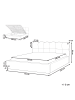 Beliani Doppelbett BASTON in Weiß - (W) 192 x (H) 94 x (L) 227 cm