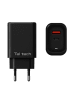 Wisam® Teltech Schnellladegerät GaN3 USB / USB-C 65W + Kabel USB-C - USB-C