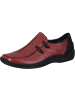 rieker Slipper in wine/schwarz