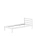 58 aufm Kessel EINZELBETT Karolina Kiefer weiß 90x200 inkl Rolllattenrost
