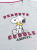 Snoopy The Peanuts Snoopy Schlafanzug Pyjama Set Langarm Oberteil in Mehrfarbig