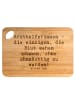 Mr. & Mrs. Panda Holzbrettchen Spruch Tapfere Arzthelferin mit S... in Braun