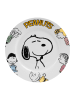 Snoopy 3-tlg. The Peanuts Snoopy Frühstücksset Teller, Schale & Tasse in Mehrfarbig
