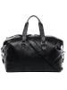 SID & VAIN Leder-Reisetasche Leder Weekender Unisex YALE in schwarz