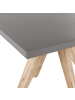 Beliani 5-tlg Gartentisch Set OLBIA in Grau/Beige/Braun