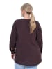 MIAMODA Bluse in mahagoni