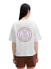 Marc O'Polo MOP Club '67   T-Shirt , Oversized, Back Print in Weiß