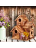 relaxdays Vogelhaus in Natur - (B)20x (H)34 x (T)19 cm