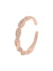 Steel_Art Damenring mit Stein Aria rose goldfarben in rosegoldfarben