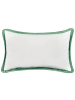 Beliani 2er-Set Gartenkissen MEADOW in Grün/Weiß