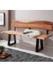 KADIMA DESIGN Esszimmerbank GAYA 160x83,5x60 cm Massivholz Bank mit