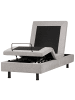 Beliani Einzelbett DUKE II in Grau/Schwarz - (W) 80 x (H) 37 x (L) 200 cm