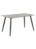 ebuy24 Essgruppe Wicklow Grau 140 x 80 cm