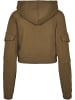 Urban Classics Urban Classics Damen Ladies Short Worker Hoody in summerolive