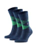 Burlington Socken 3er Pack in marine/grün