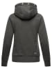 Navahoo Kapuzensweatshirt Liebesmäuschen in Dark Grey Melange