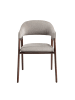Angel Cerdá Stuhl 4091 in Grau/Nerz/Walnuss – (B)55 x (H)79 x (T)58 cm