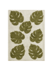 Beliani Kinderteppich BOTANIST in Beige/Grün - (W) 140 x (L) 200 cm