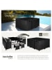 tectake Rattan-Gartenlounge für 6 bis 10 Personen, Inkl. Schutzhülle