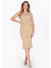 faina Women Dress in beige gold
