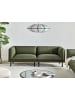 Beliani 3-Sitzer Sofa VORGOD in Grün/Schwarz - (W) 221 x (H) 76 x (L) 85 cm