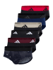 Adidas Sportswear Slip / Unterhose Active Flex Cotton in Schwarz / rot / blau