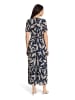 BETTY & CO Jumpsuit mit Plissee in Dark Blue/Nature