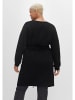 sheego Shirtjacke in schwarz