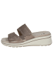 Caprice Pantolette in TAUPE METALLIC