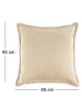 JACK 2er Set Kissenhülle 45x45cm Baumwolle Einfarbig in Taupe
