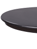 Beliani Runder Tisch AKRON in Schwarz - (W) 120 x (H) 76 x (L) 120 cm