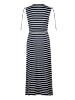 Betty Barclay Jerseykleid ohne Arm in Dunkelblau/Weiß