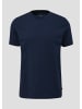 QS T-Shirt kurzarm in Blau