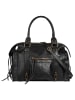 Forty degrees Shopper echt Leder in schwarz