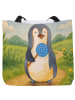 Mr. & Mrs. Panda Shopper Pinguin Lolli Design ohne Spruch in Weiß