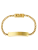 Adeliás Unisex Armband aus Edelstahl 20 cm in gold