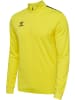 Hummel Trainingsjacke "Hmlauthentic Half Zip Sweat" in Gelb