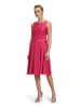 Vera Mont Chiffonkleid mit Stickerei in Shiny Coral