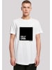 F4NT4STIC Long Cut T-Shirt SELF CARE LONG TEE in weiß