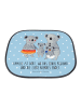 Mr. & Mrs. Panda Sonnenblende Auto Koala Familie mit Spruch in Blau Pastell