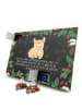 Mr. & Mrs. Panda Tee Adventskalender Corgie mit Spruch in Kreidetafel