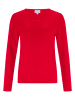 CASH-MERE.CH Rundhals Pullover in Rot